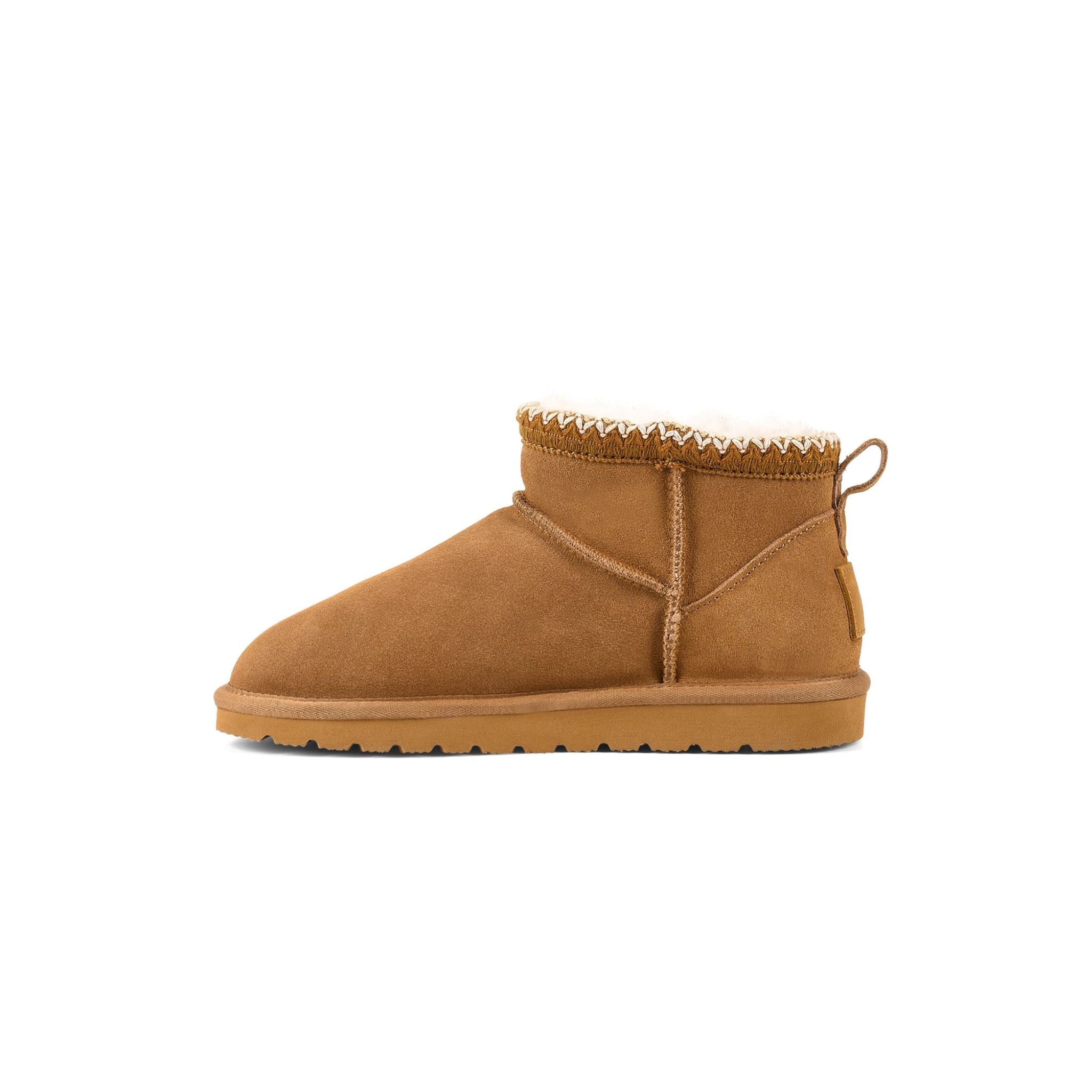 Fuzzy Chestnut Suede