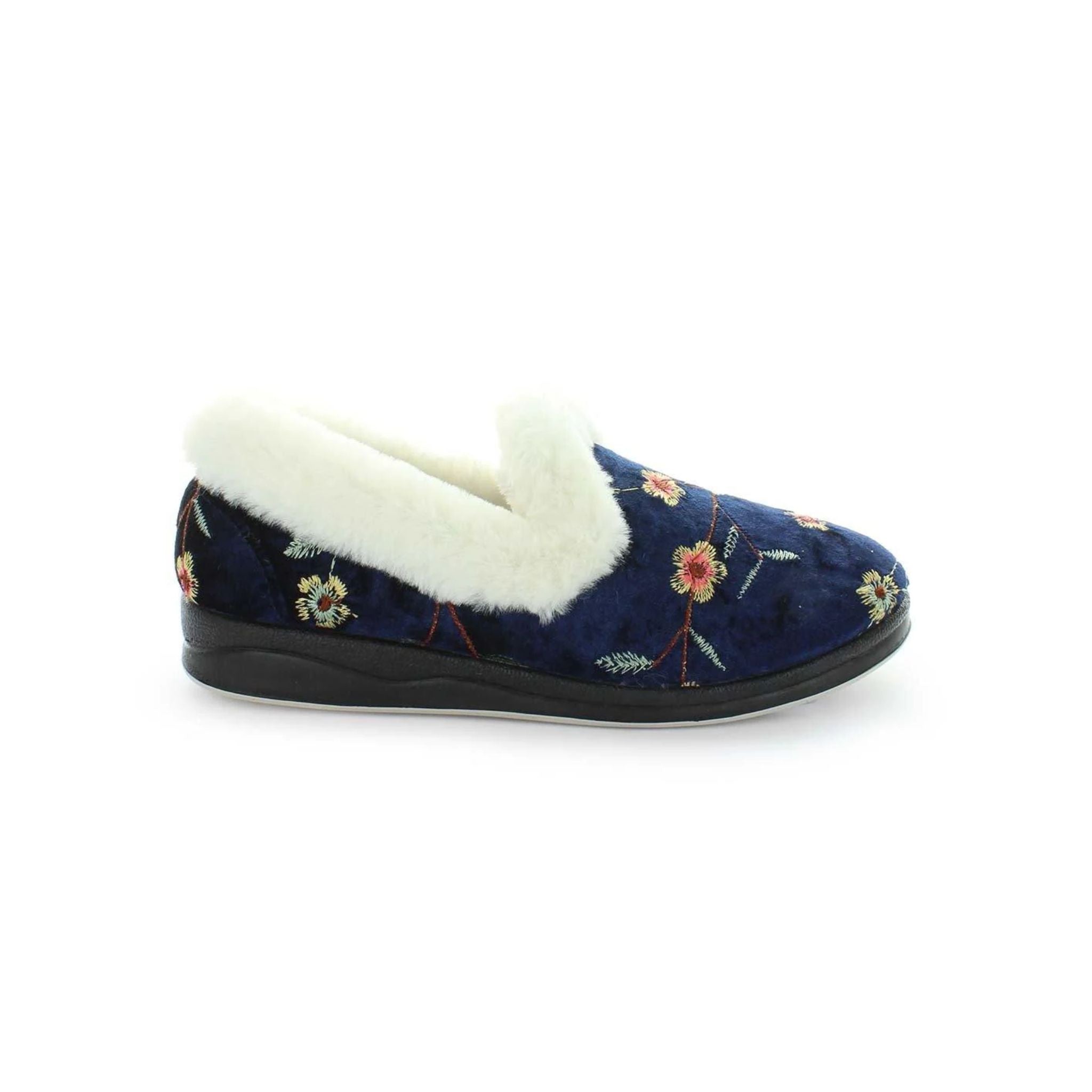 Emille Blue-Embroidery