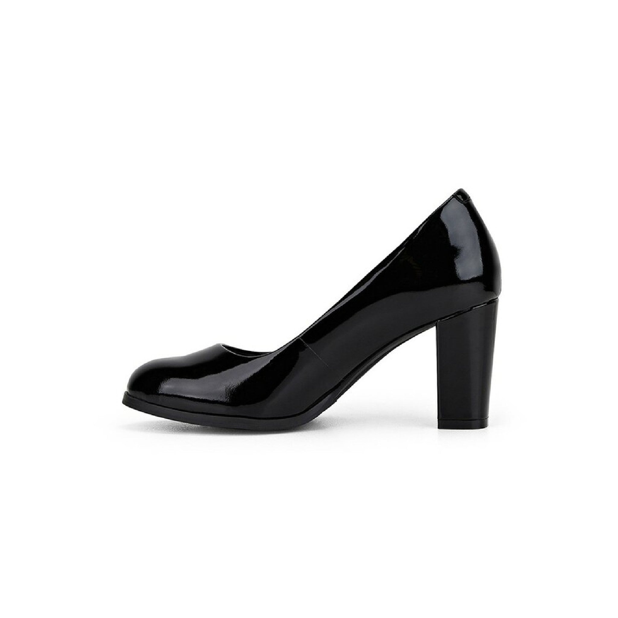 The Tall Pump H Black-Patent